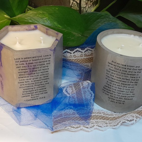 Soy Wax Candles bundle pack of 4 - Picture 2 of 5